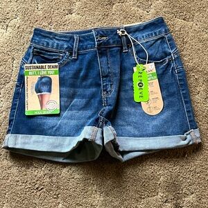 Wax Jean Women's Blue Denim Shorts